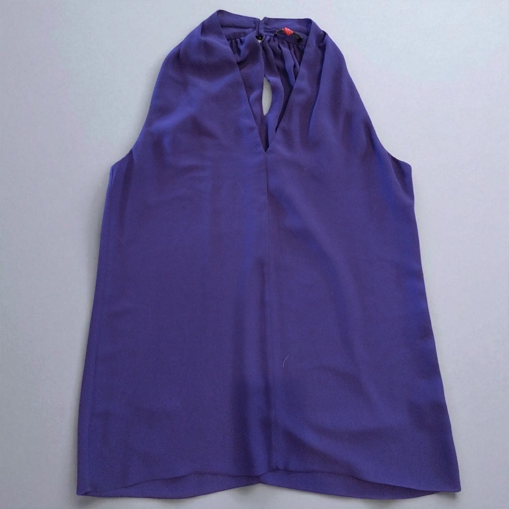 Vince Camuto Deep Purple Sleeveless Blouse